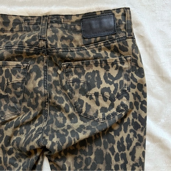 Big Star Leopard Print Mid Rise Skinny Jeans - Picture 4 of 7